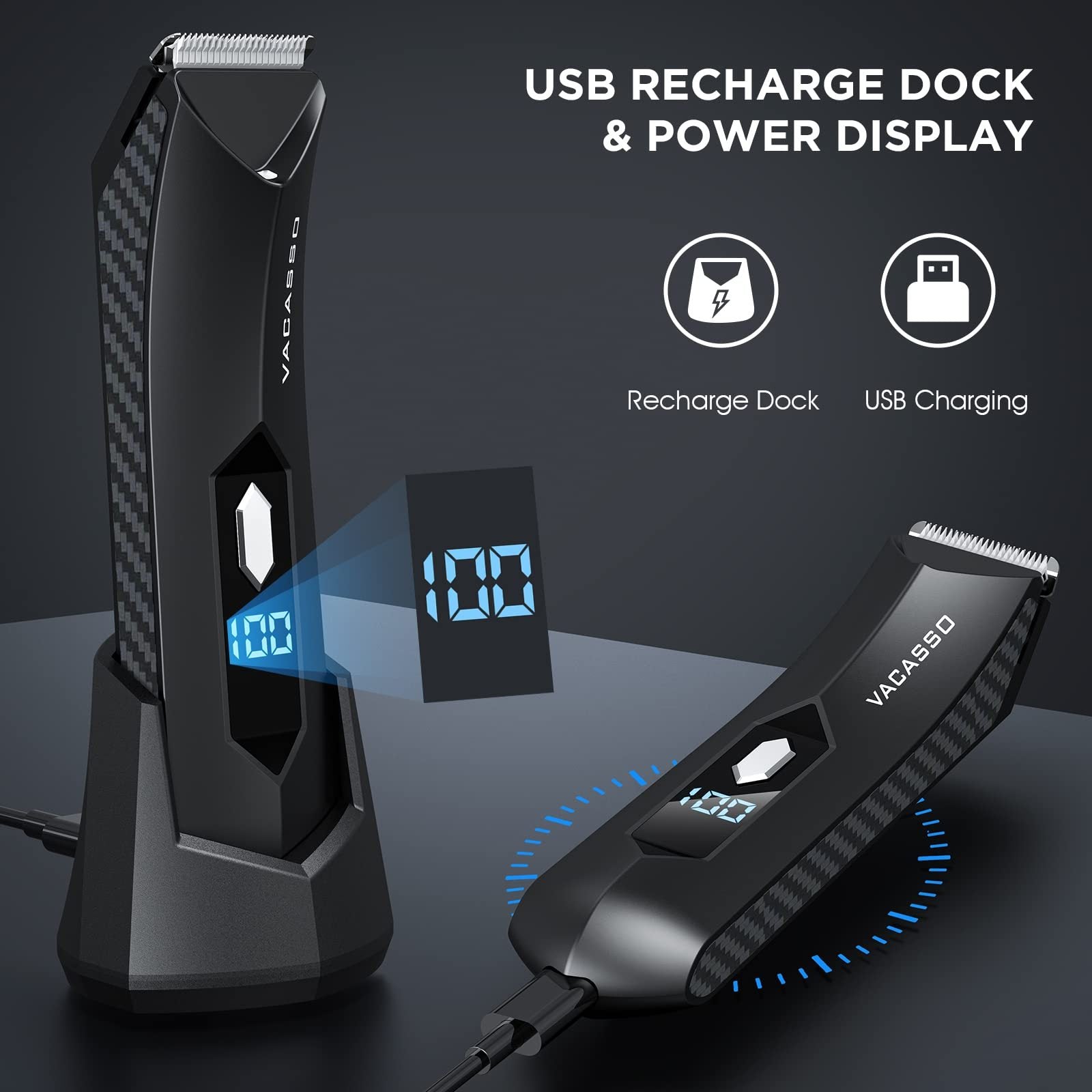 Body Hair Trimmer For Men VACASSO  | Yazijico™