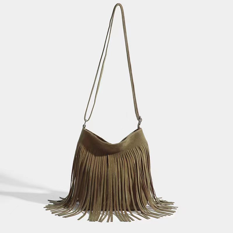 Artistic Tassel Simple And Popular Shoulder Bag  | Yazijico™