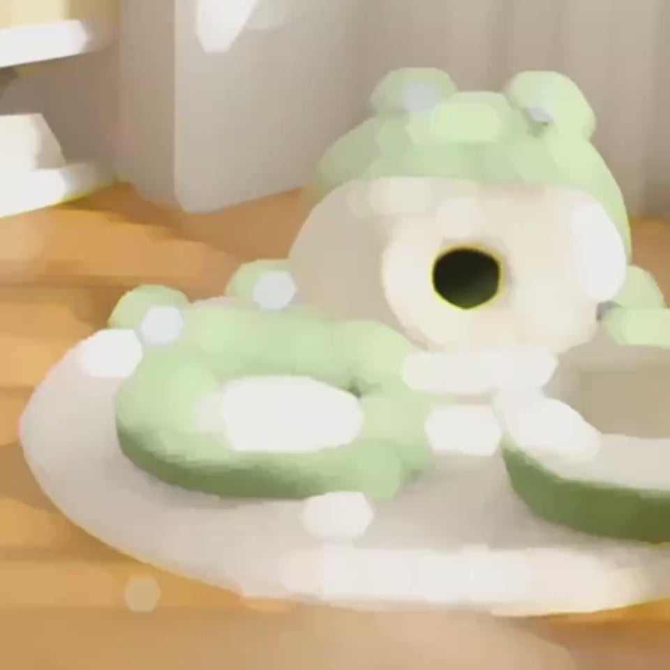 Pet Cat Dog Nest Little Frog Series Warm Plush