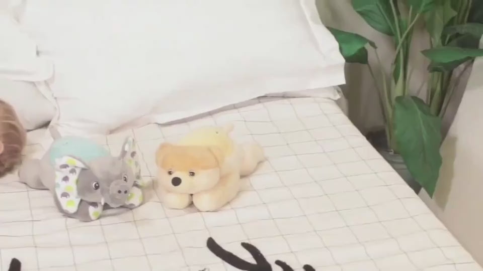 Baby Plush Music Doll Soothing Starry Sky Projection Toy