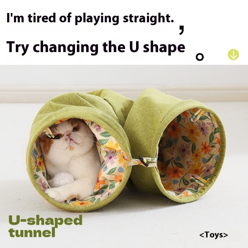 Pet Cat Tunnel Self-Hi Relief Toy  Yazijico™
