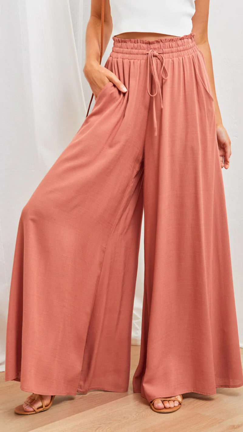 Womens Pants Wide Leg Loose Comfy With Pockets  Yazijico™ 