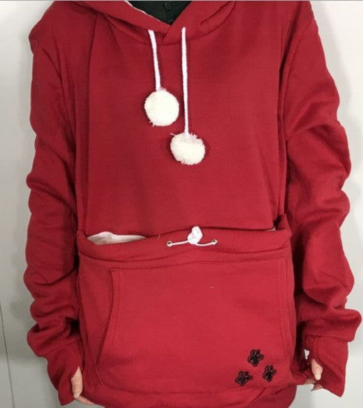 Hoodies Pullover Sweatshirts With Pet Pocket | Yazijico™