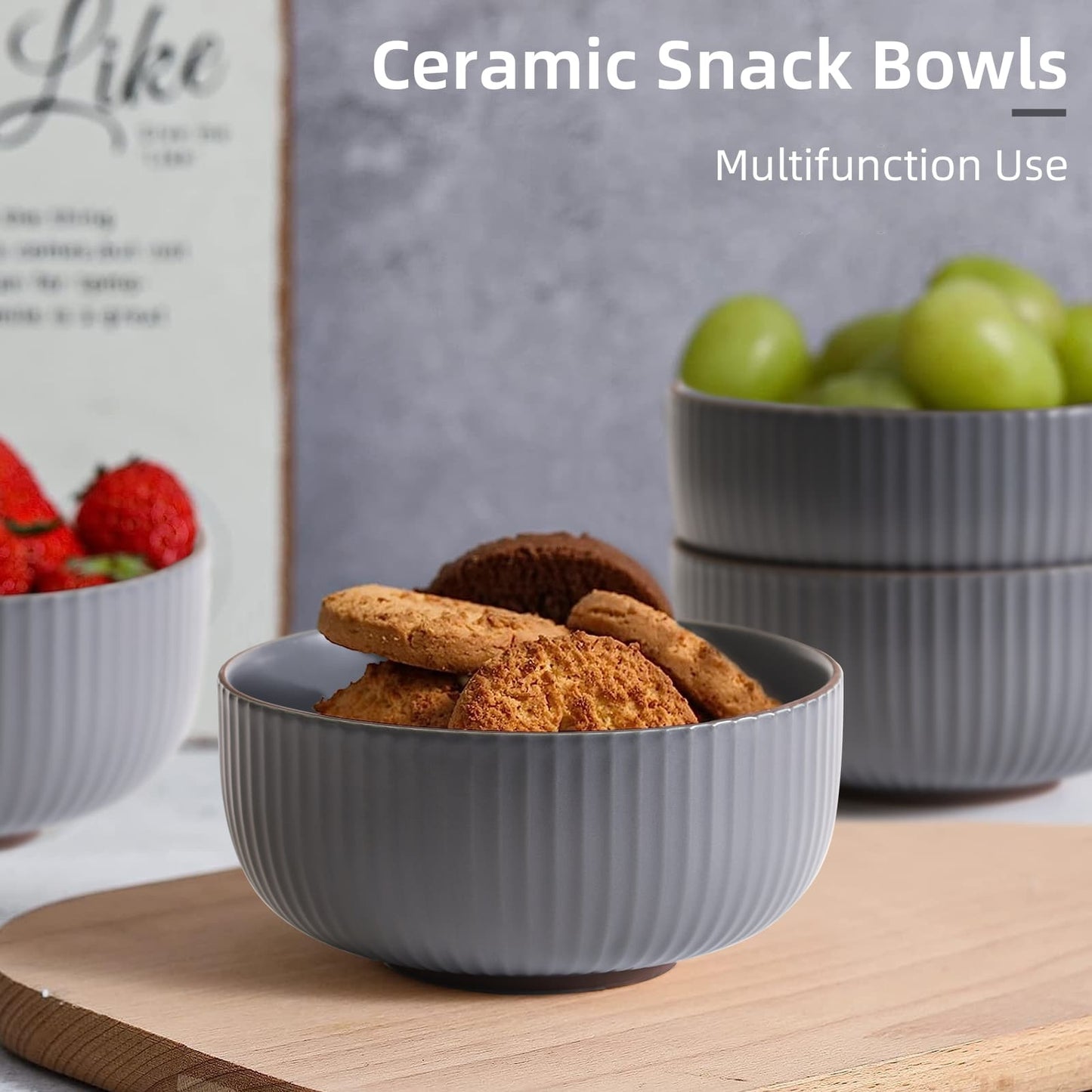 Ceramic Bowls For Kitchen Set For Soup | Yazijico™ 