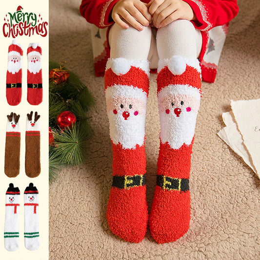 Christmas Socks Winter Santa Claus Socks | Yazijico™ 