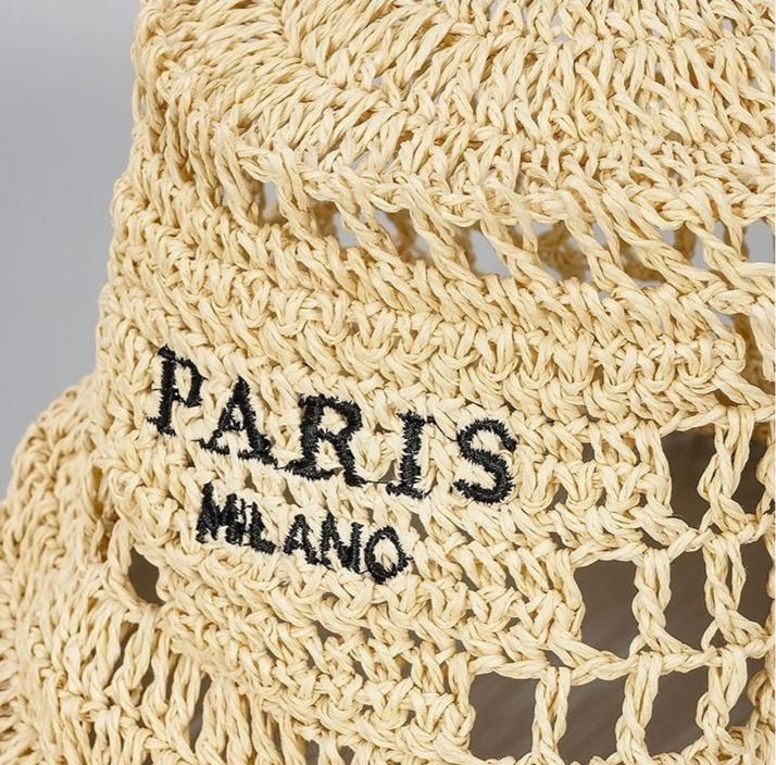 Hand-made Bucket Hat Embroidered Handwriting | Yazijico™  