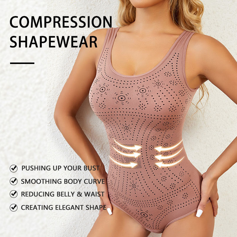 Belly Contracting Triangle Breasted Underwear | Yazijico™