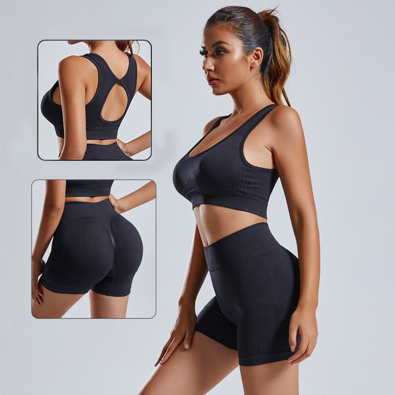 Yoga Set Women's Vest And Shorts Tracksuit  Yazijico™ 