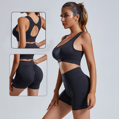 Yoga Set Women's Vest And Shorts Tracksuit  Yazijico™ 