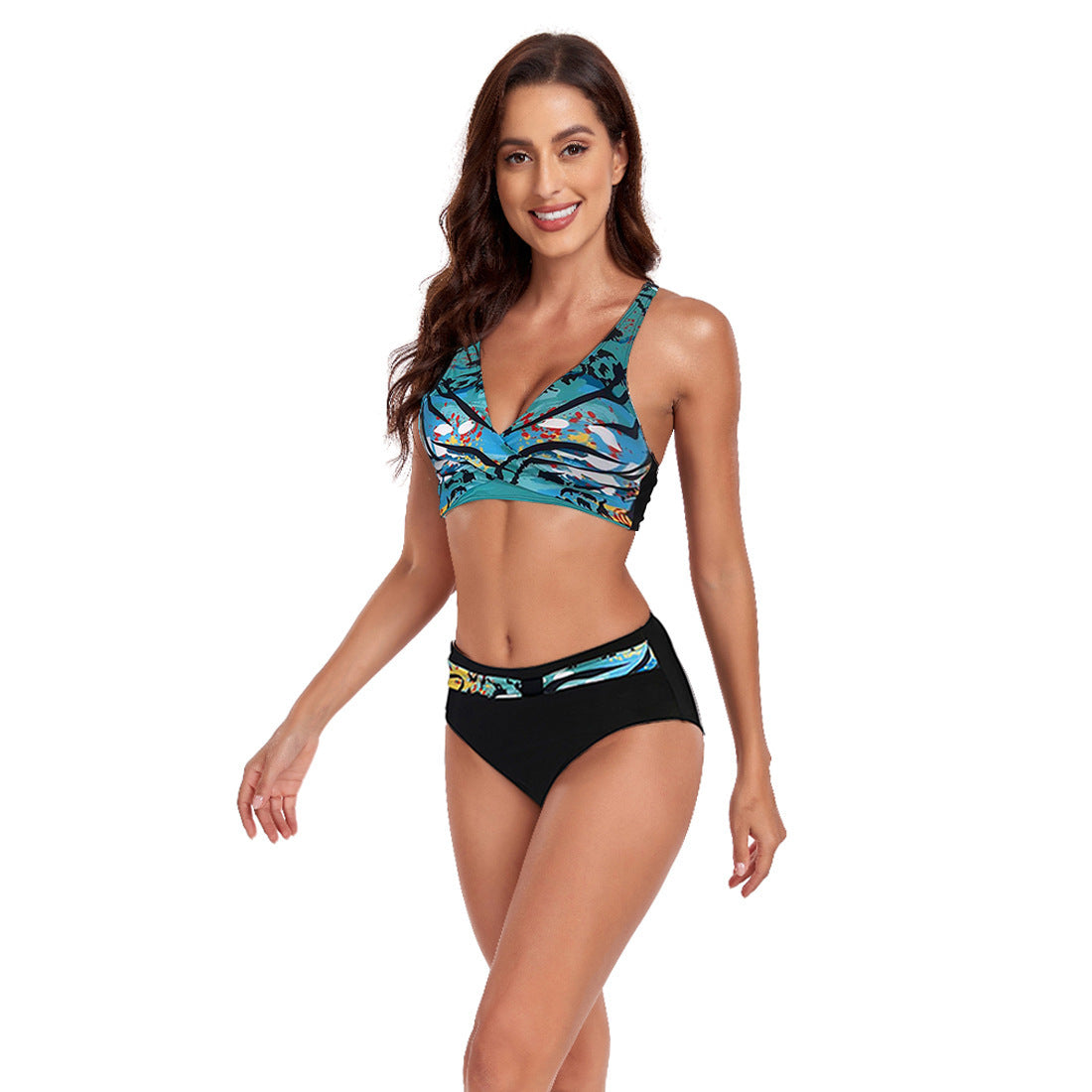 Beach Split Swimsuit Summer Bikini Halter   Yazijico™ 