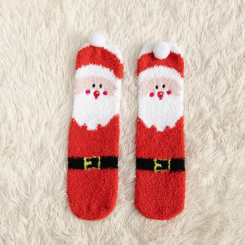 Christmas Socks Winter Santa Claus Socks | Yazijico™ 