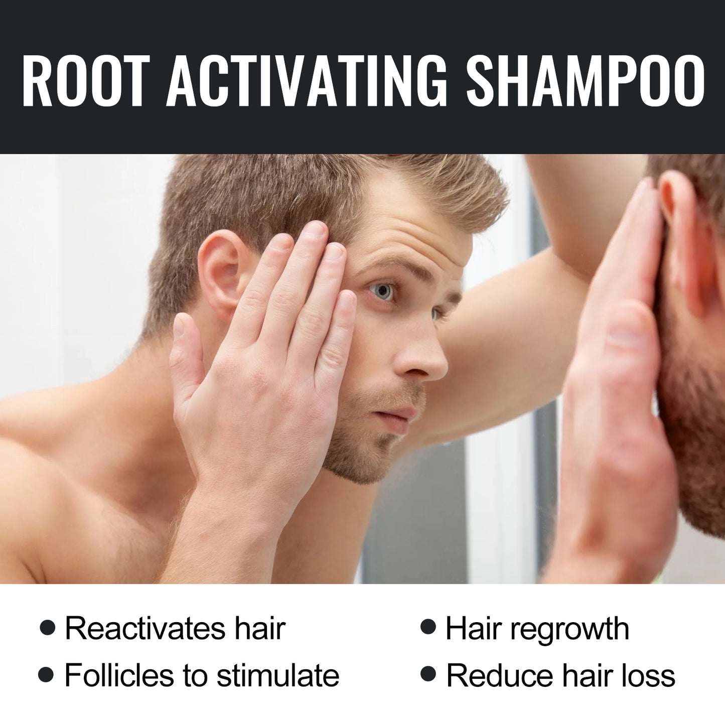 Root Activator Shampoo, Natural Hair Regrowth| Yazijico™