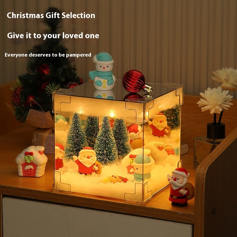 Christmas Cube Small Night Lamp | Yazijico™ 