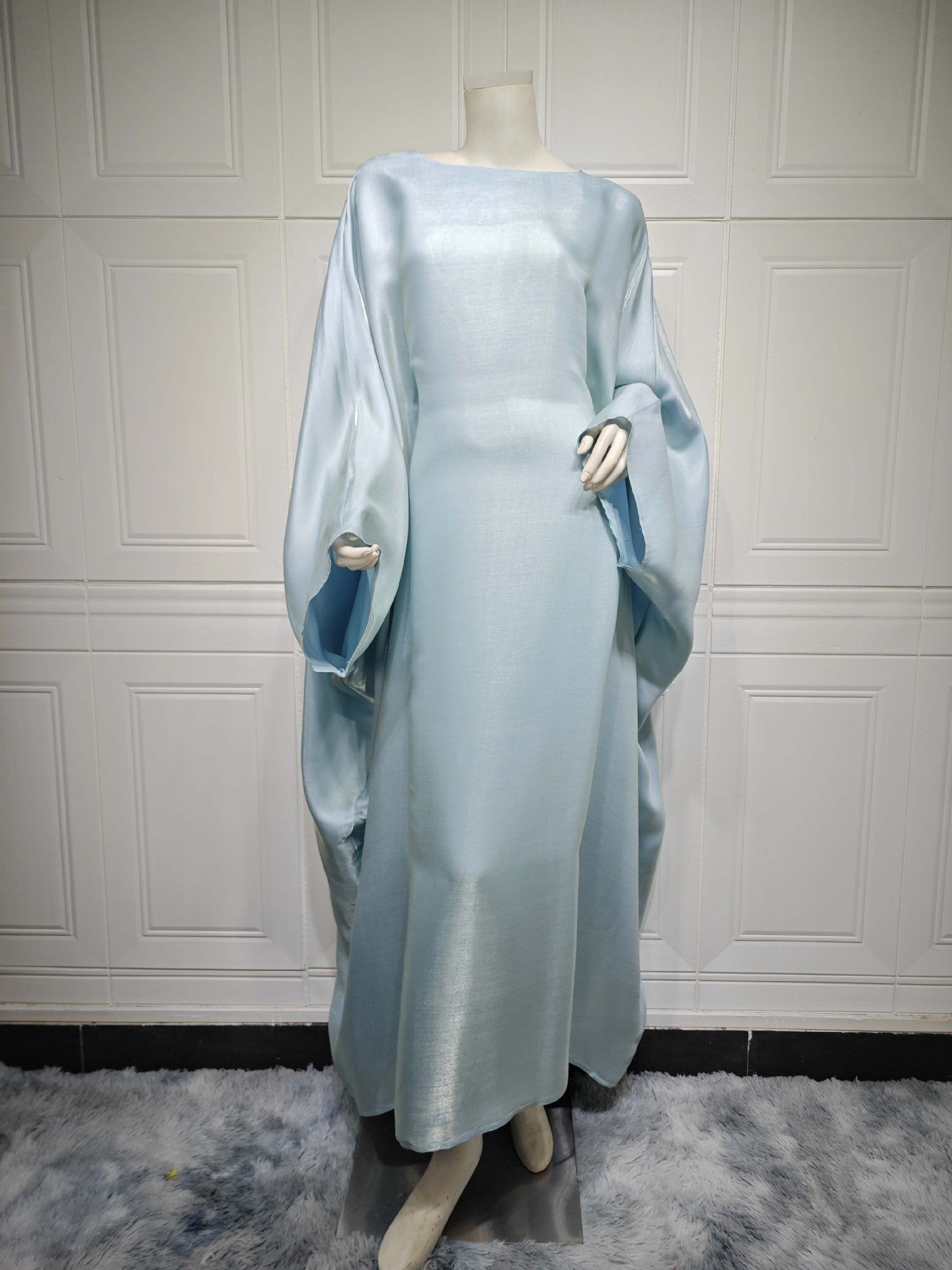 Middle East Fashion Fil-Lumiere Satin Waist Dress | Yazijico™