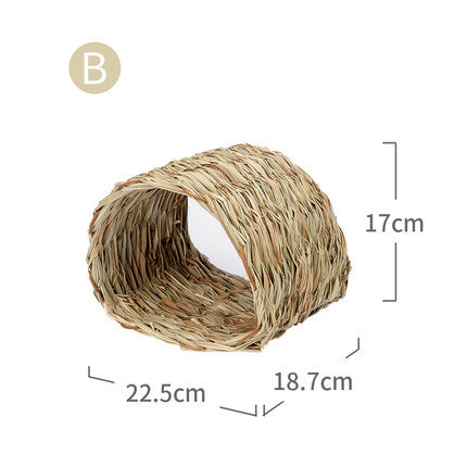 Hand-made straw channel molar avoidance nest | Yazijico™ 