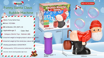 Santa Claus Electric Bubbles Machine Blowing | Yazijico™ 