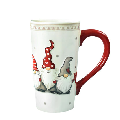 Christmas Large Capacity Ceramic Relief Cup | Yazijico™ 