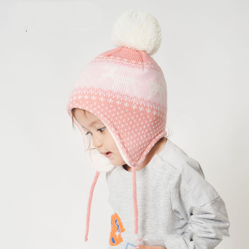 Baby Hat Fawn Ear Cap Plus Velvet Knitted | Yazijico™ 