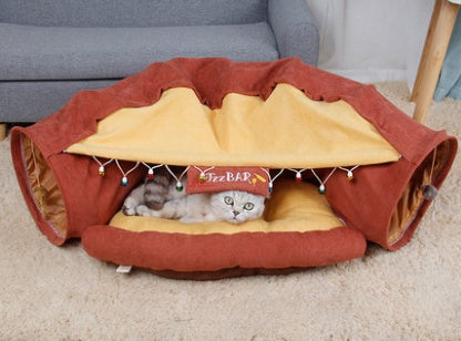 Pet Cats Tunnel Interactive Play Toy Yazijico™