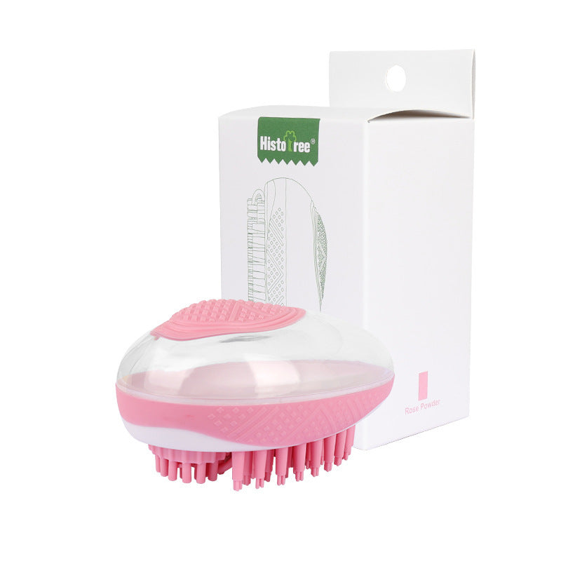 Dog Cat Bath Brush Massage Comb Soft Silicone | Yazijico™