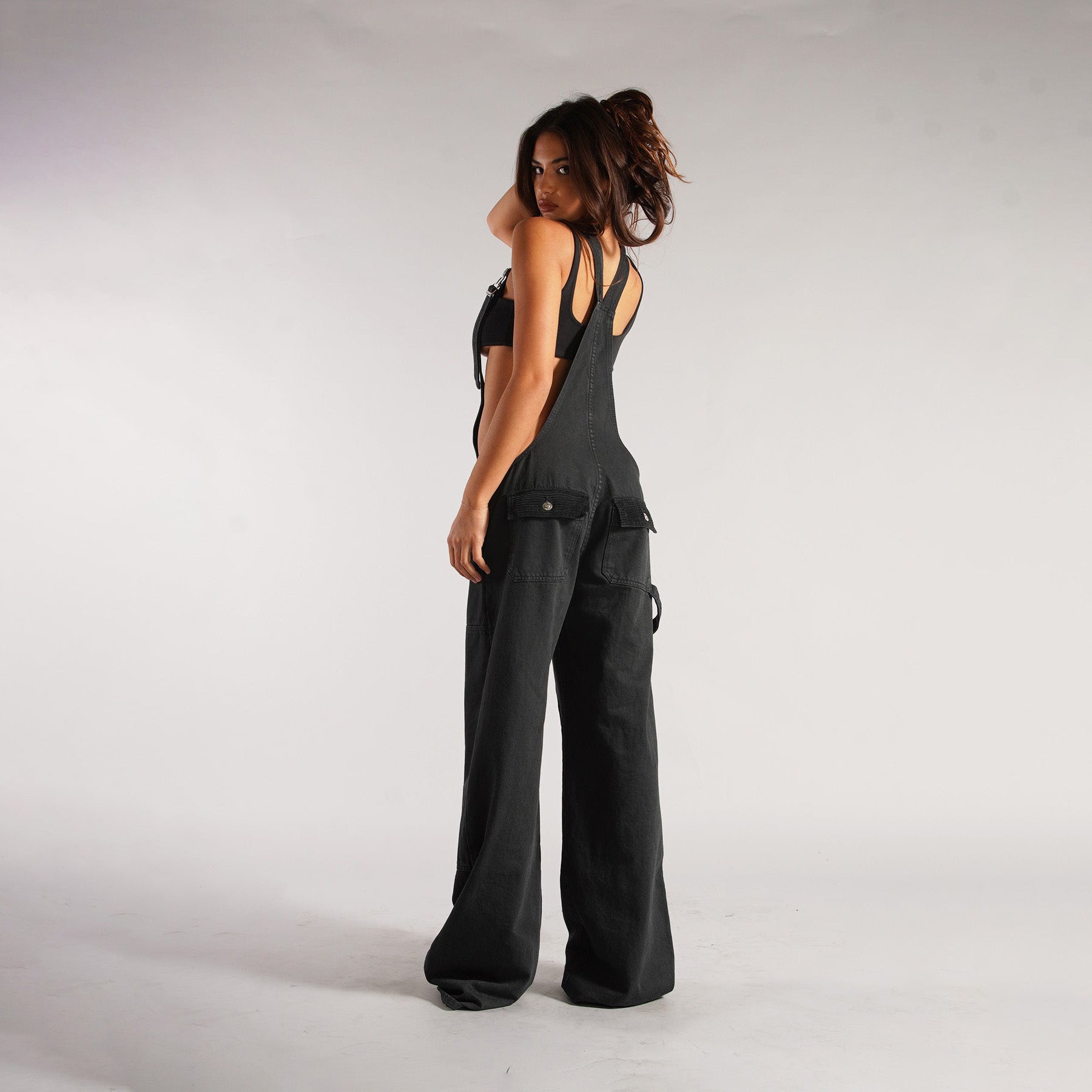 Zipper Denim Overalls Jumpsuit Streetwear | Yazijico™