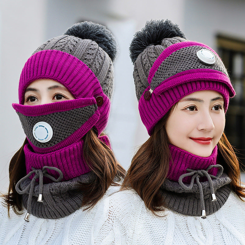 Cute and warm ladies cycling ear caps | Yazijico™ 