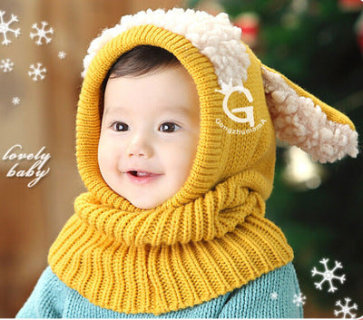 Baby Hats Puppy Conjoined Winter Hat | Yazijico™ 