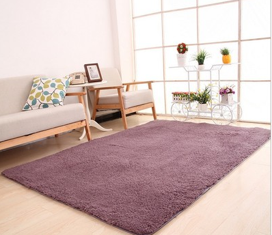 Yazijico™ Living Room Rug Area Solid Carpet Fluffy - Yazijico™ 