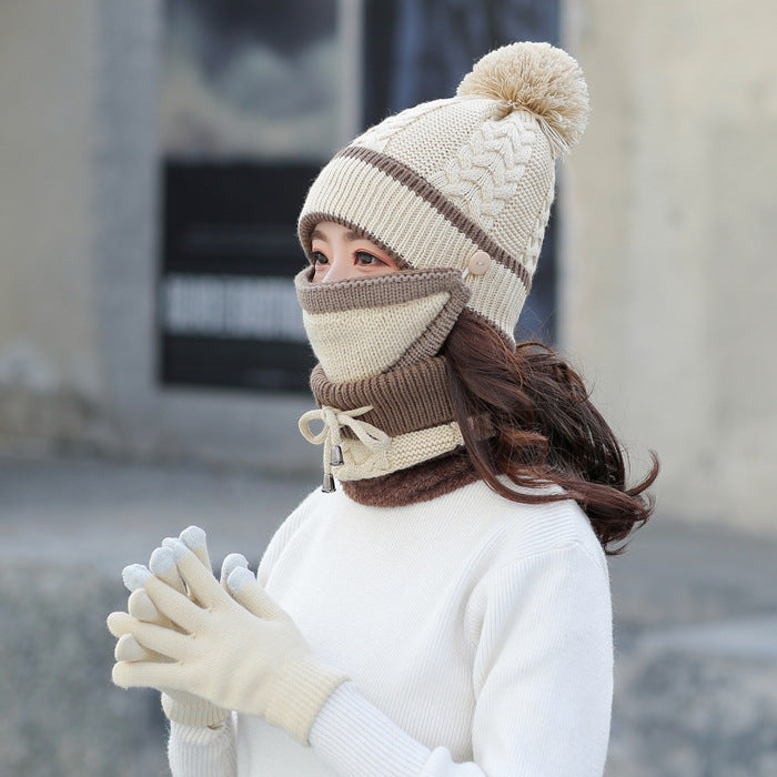 Plus velvet thick bib mask Fashionable  | Yazijico™ 