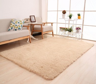 Yazijico™ Living Room Rug Area Solid Carpet Fluffy - Yazijico™ 