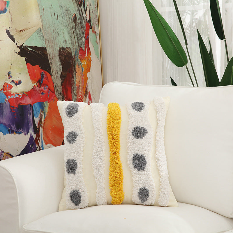 Yazijico™ Cotton Pillow Embroidery Home Pillow - Yazijico™ 