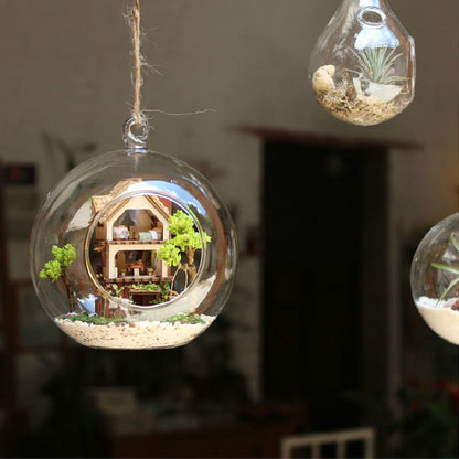 Hand-made Glass Ball Assembly House | Yazijico™