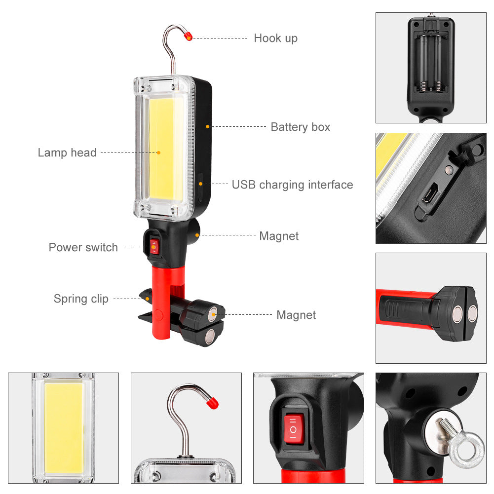 Yazijico™ High-power Multifunctional Lighting Lamp With Magnet Hook - Yazijico™ 