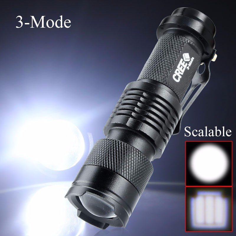 Yazijico™ Strong Light Flashlight LED Zoom  Outdoor Lighting - Yazijico™ 