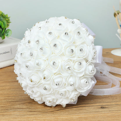 Hand Made Artificial Wedding Bouquets Rose | Yazijico™ 