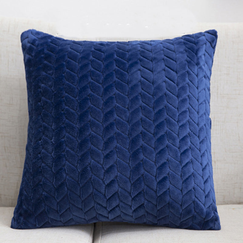 Yazijico™ Flannel Solid Color Throw Pillow Sofa Cover - Yazijico™ 