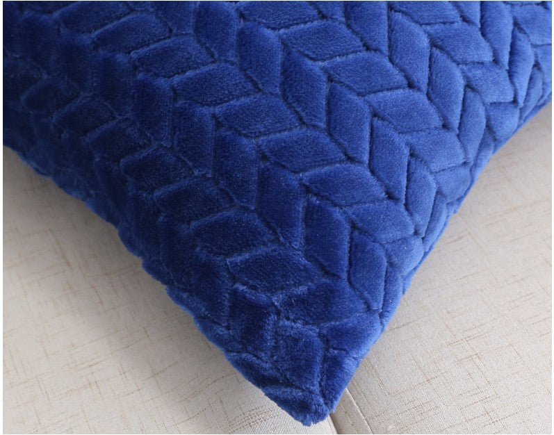 Yazijico™ Flannel Solid Color Throw Pillow Sofa Cover - Yazijico™ 