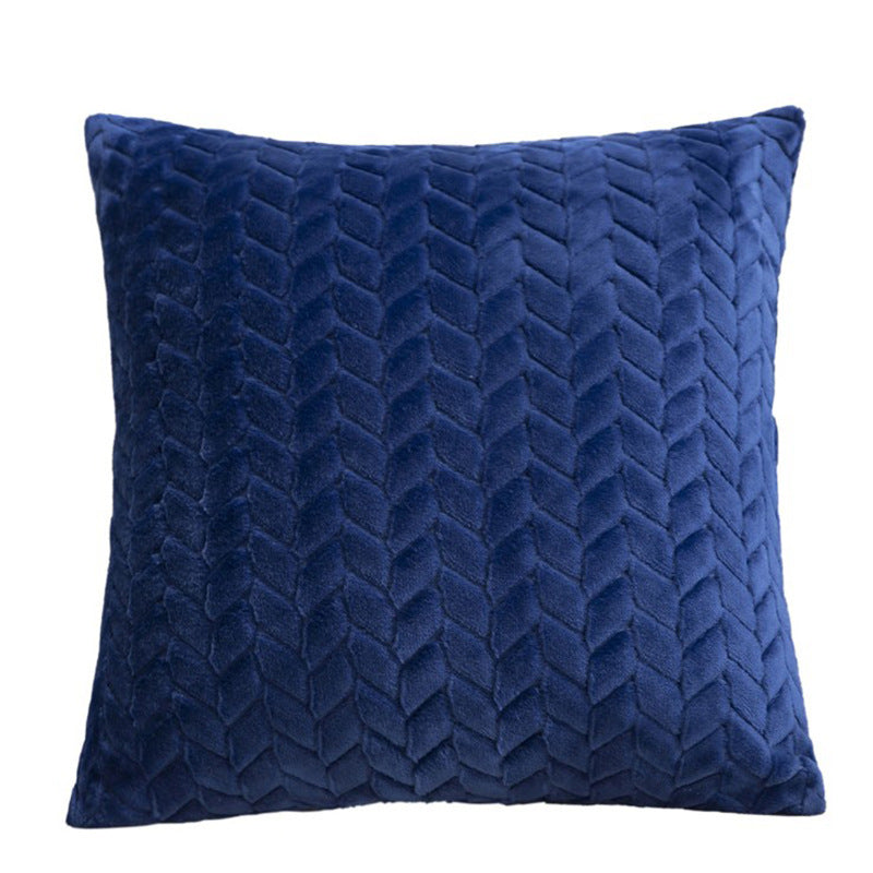 Yazijico™ Flannel Solid Color Throw Pillow Sofa Cover - Yazijico™ 