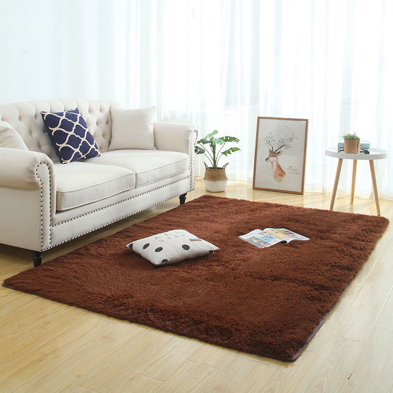 fluffy rug