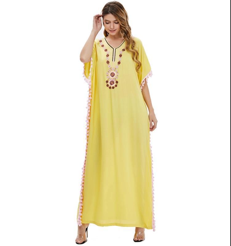 Middle East , Europe, America Printed Dress