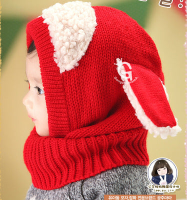 Baby Hats Puppy Conjoined Winter Hat | Yazijico™ 