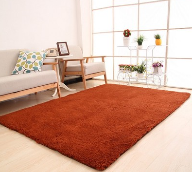 Yazijico™ Living Room Rug Area Solid Carpet Fluffy - Yazijico™ 