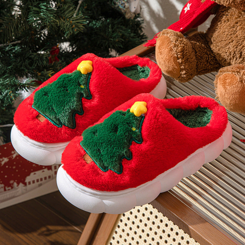 Christmas Tree Women's Home Slippers | Yazijico™ 