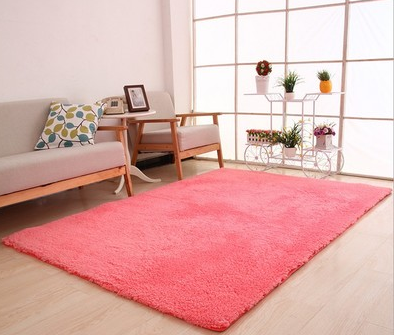 Yazijico™ Living Room Rug Area Solid Carpet Fluffy - Yazijico™ 