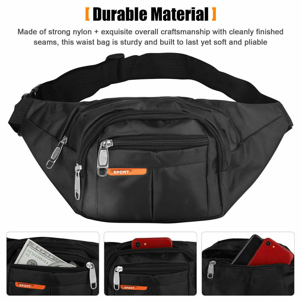 Waist Bag Fanny Pack Hip Belt  | Yazijico™ 