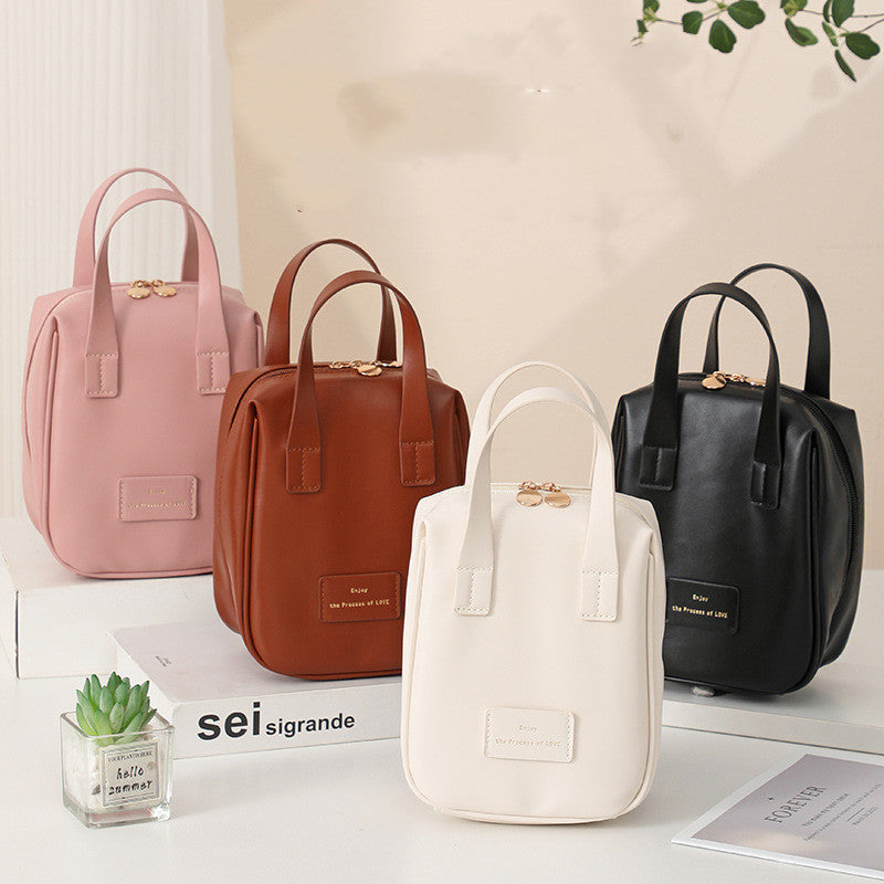 Handle-top Cosmetic Bag Ins Fashion Shell-shaped   Yazijico™ 