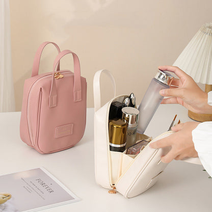 Handle-top Cosmetic Bag Ins Fashion Shell-shaped   Yazijico™ 