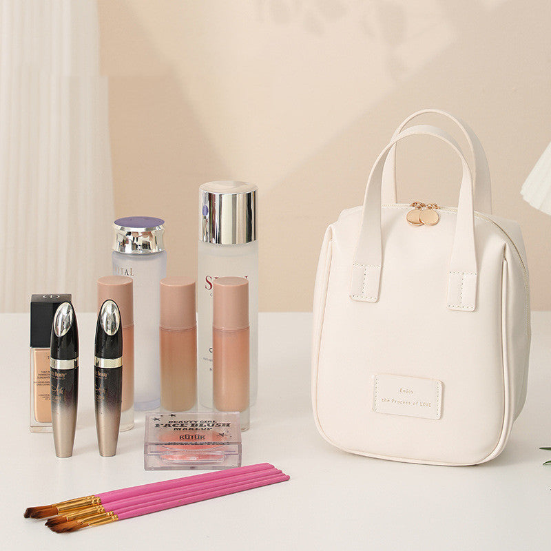 Handle-top Cosmetic Bag Ins Fashion Shell-shaped   Yazijico™ 