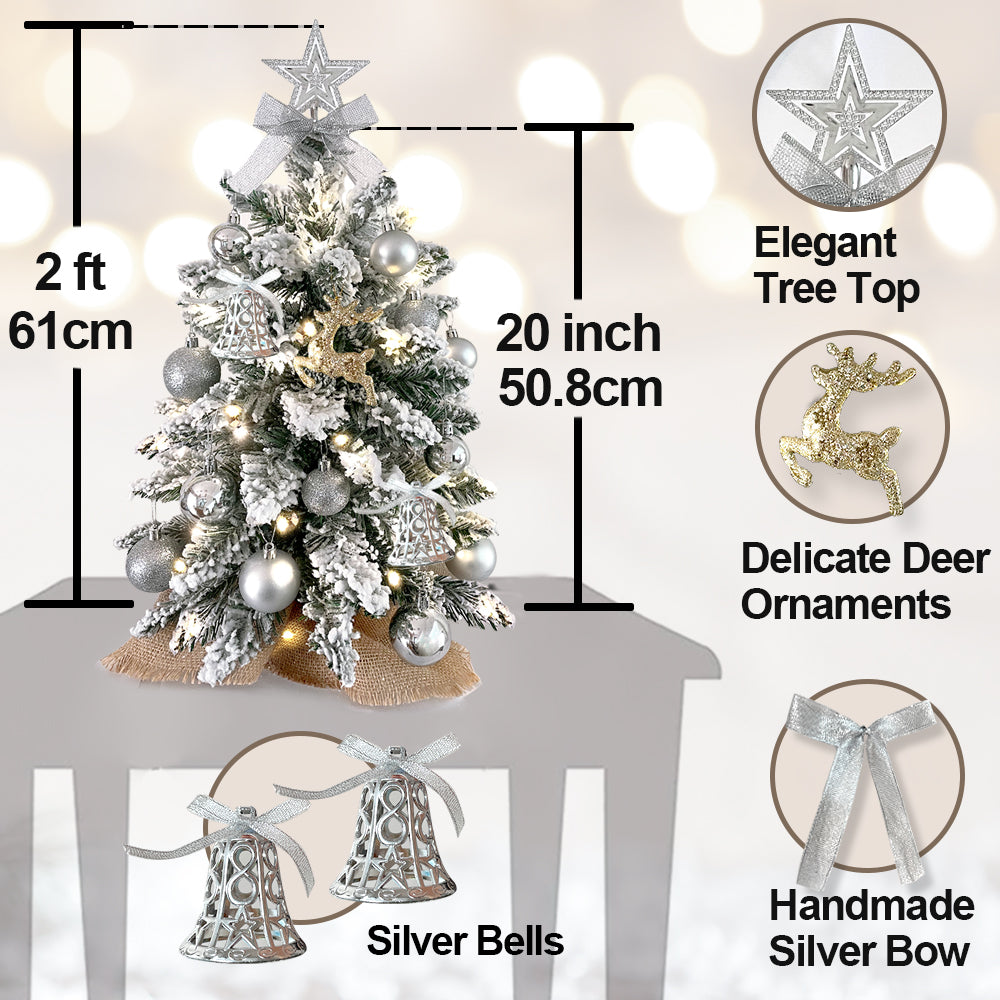 2ft Mini Christmas Tree With Light | Yazijico™