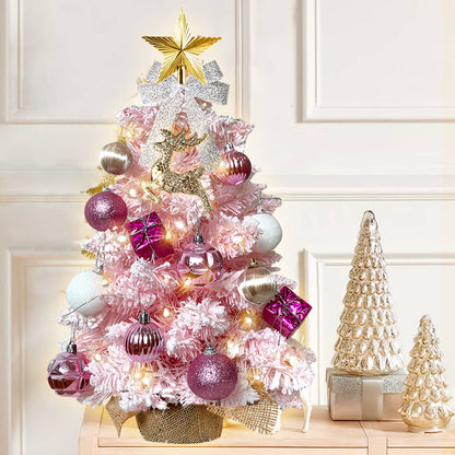 2ft Mini Christmas Tree With Light Artificial Small Tabletop | Yazijico™